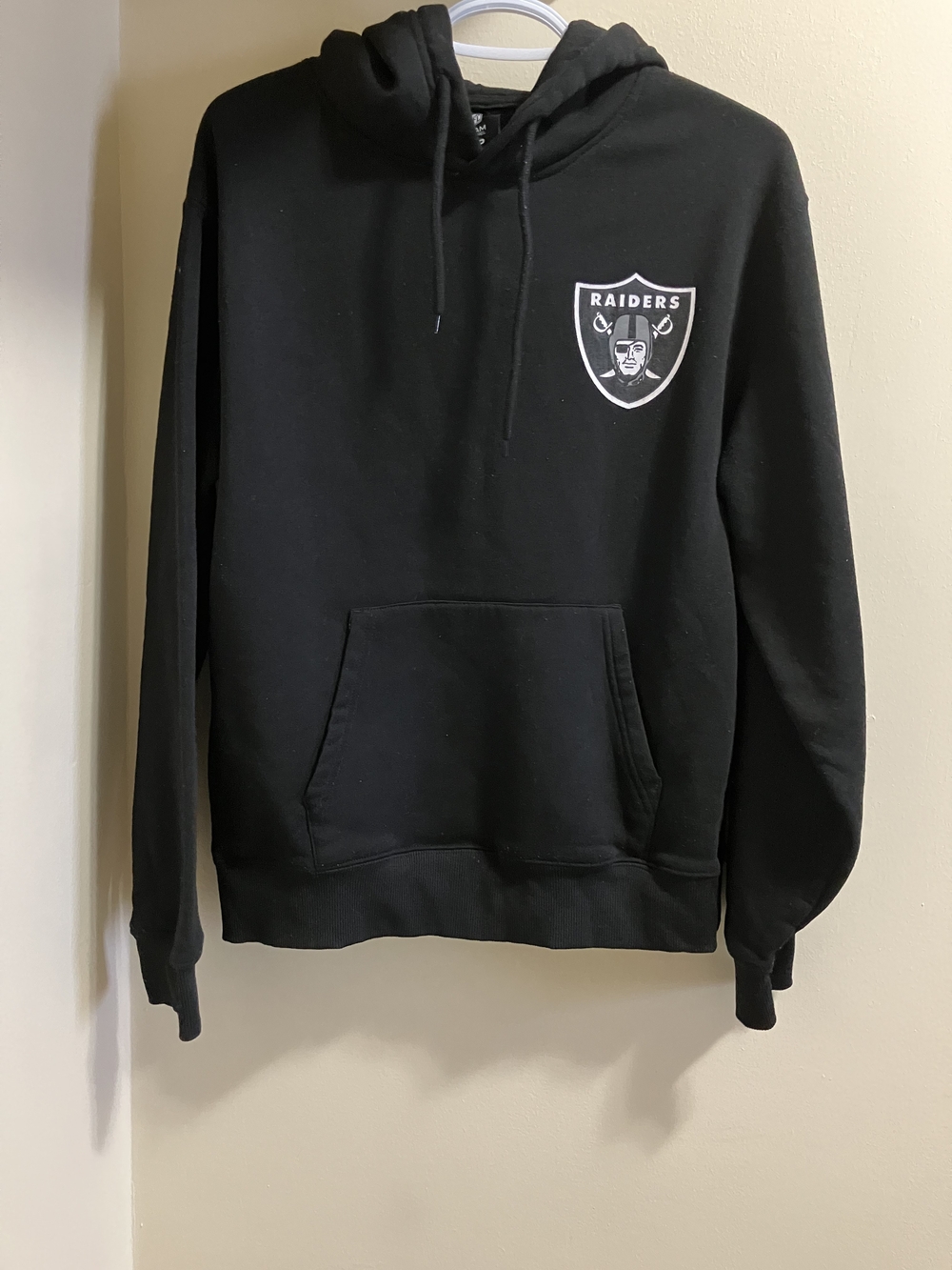 Las Vegas Raiders NFL AFC West Graphic Pullover Hoodie Men’s Small